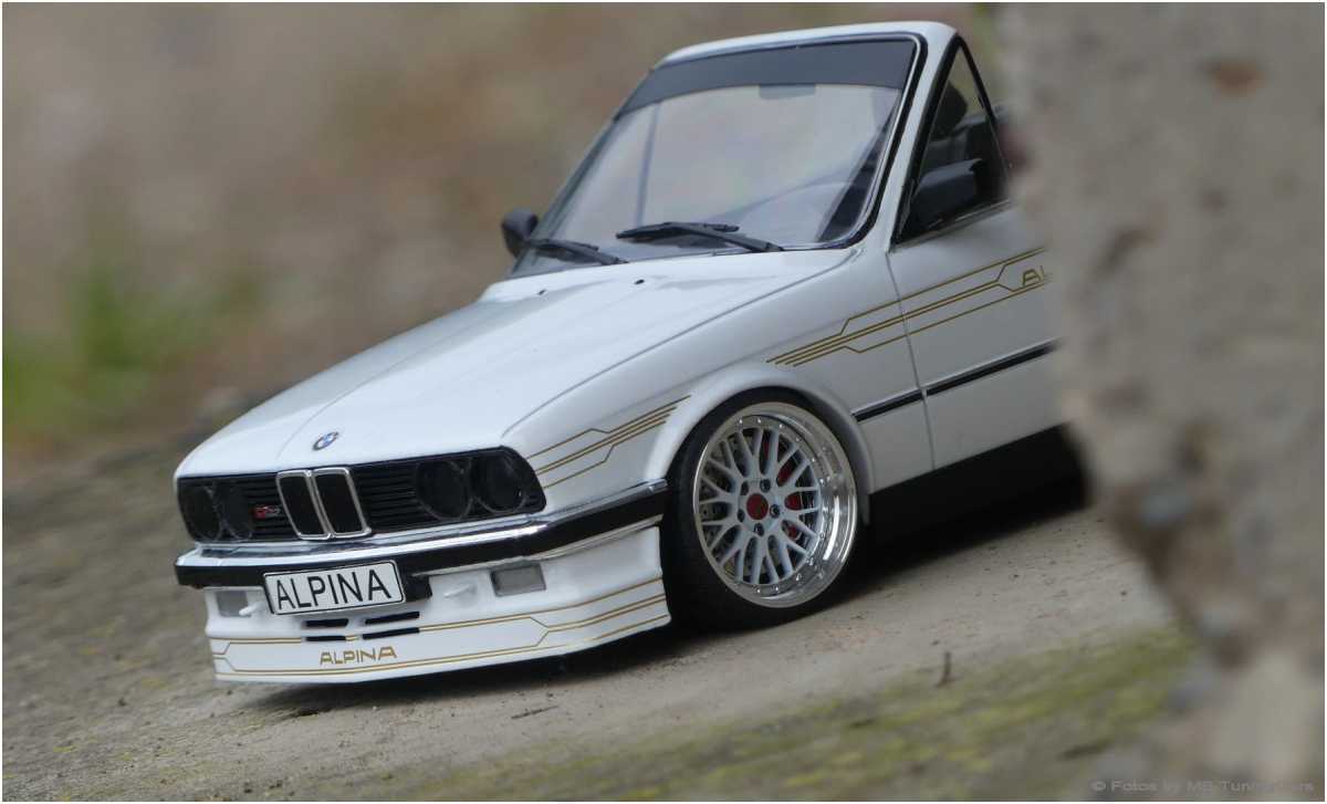 1:18 BMW E30 Cabriolet Alpina C2 2.7 / Metall Modell + OVP